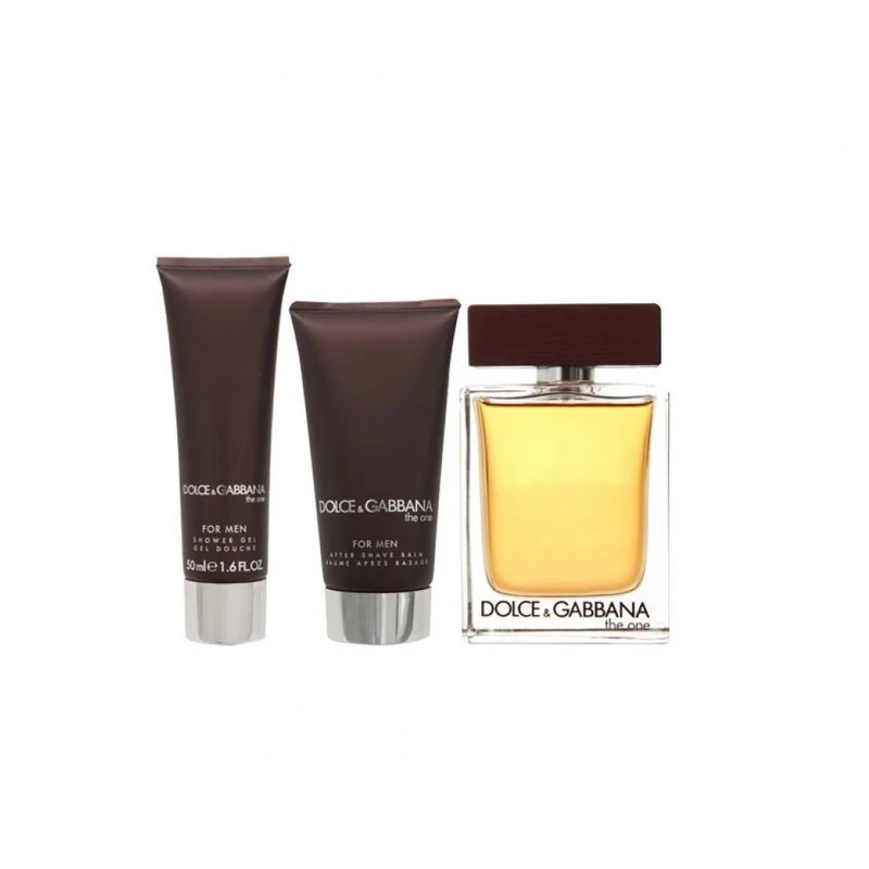 Dolce&Gabbana The One EDT 100ml + ASH 75ml + SG 50ml, Комплект за Мъже